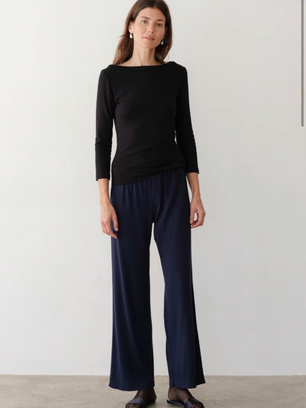 Donni - The Baby Rib Scallop Pant